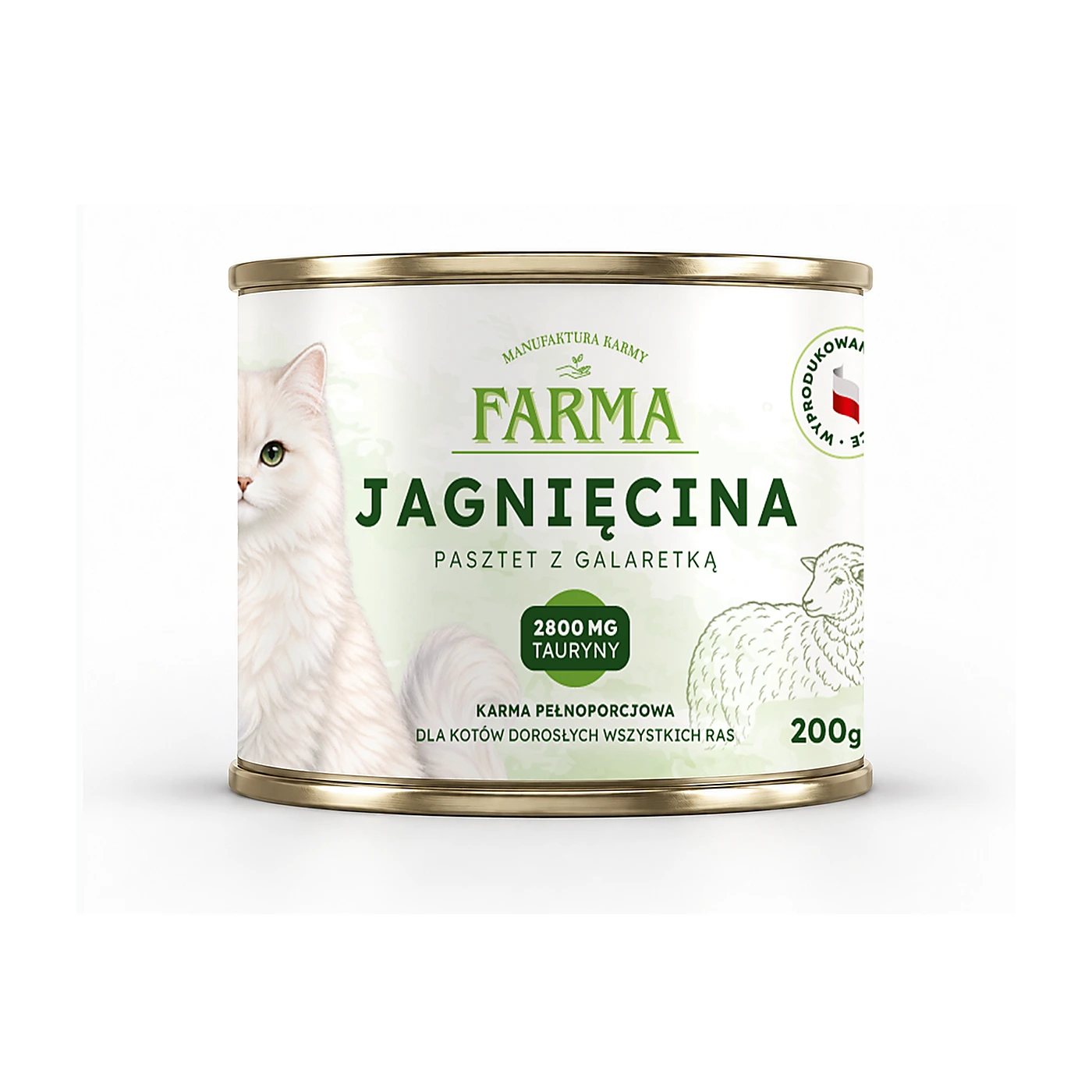 Farma Jagnięcina dla kota 200g
