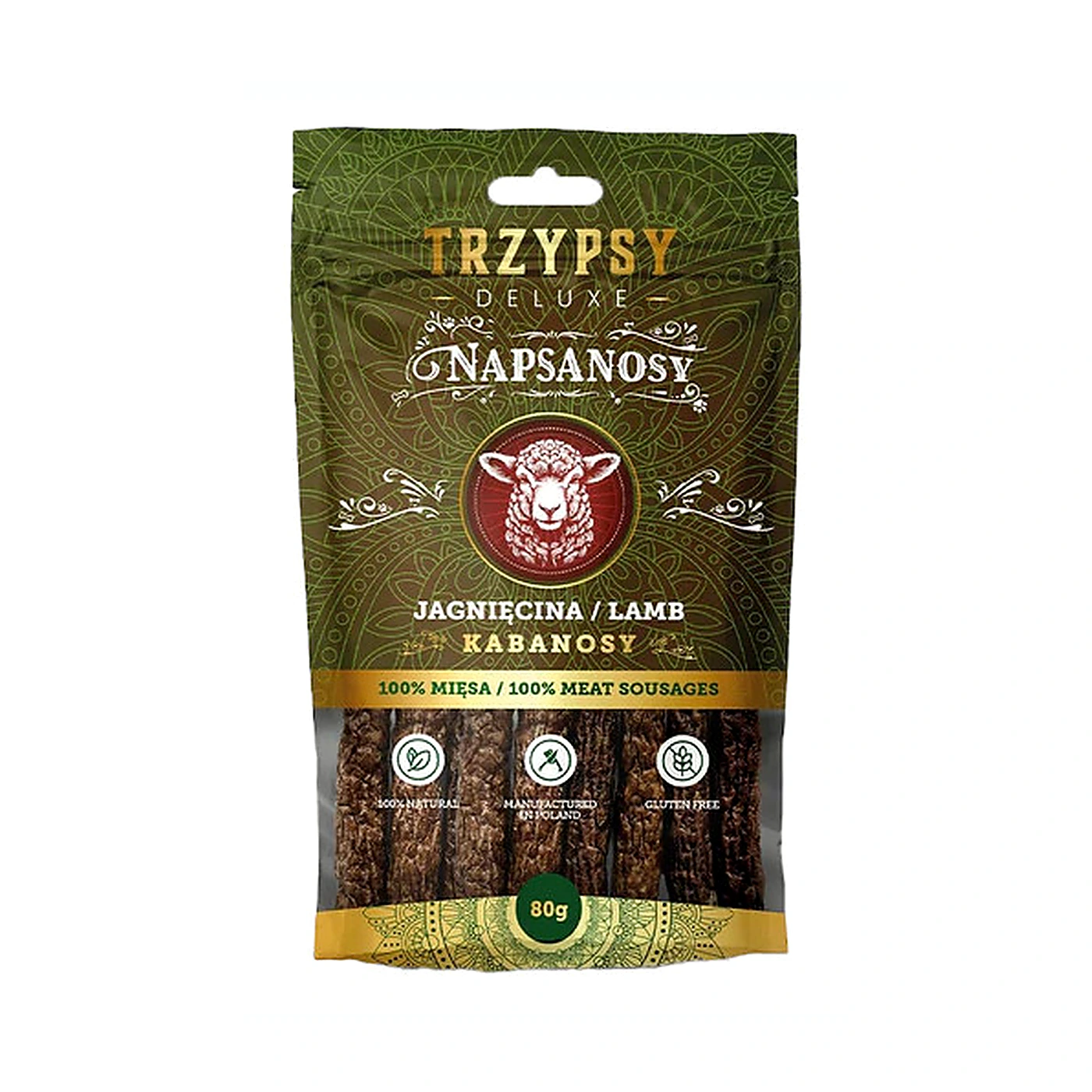 TRZYPSY NAPSANOSY Z JAGNIĘCINY 80G