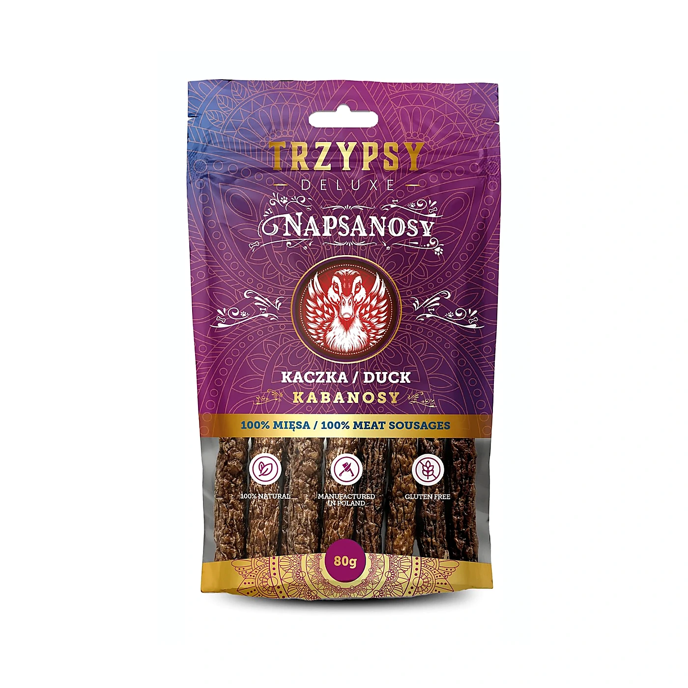 TRZYPSY NAPSANOSY Z KACZKI 80G