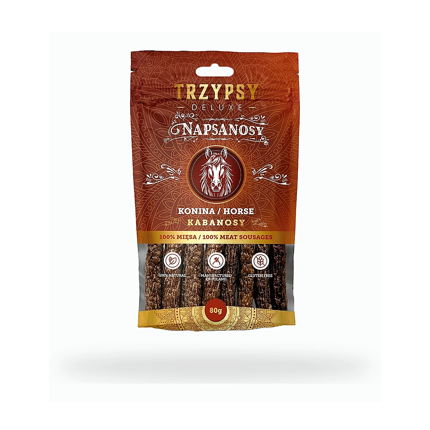 TRZYPSY NAPSANOSY Z KONINY 80G