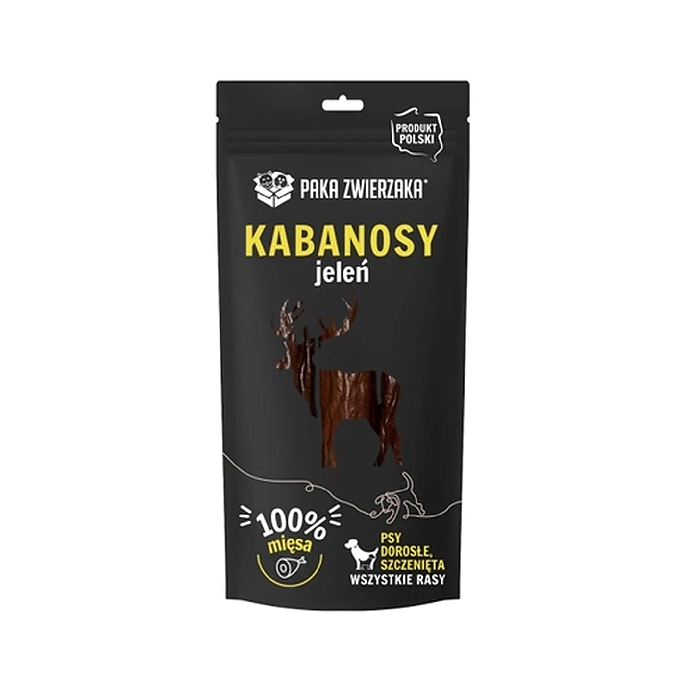 Paka Zwierzaka Kabanosy jeleń 3 szt (80g)