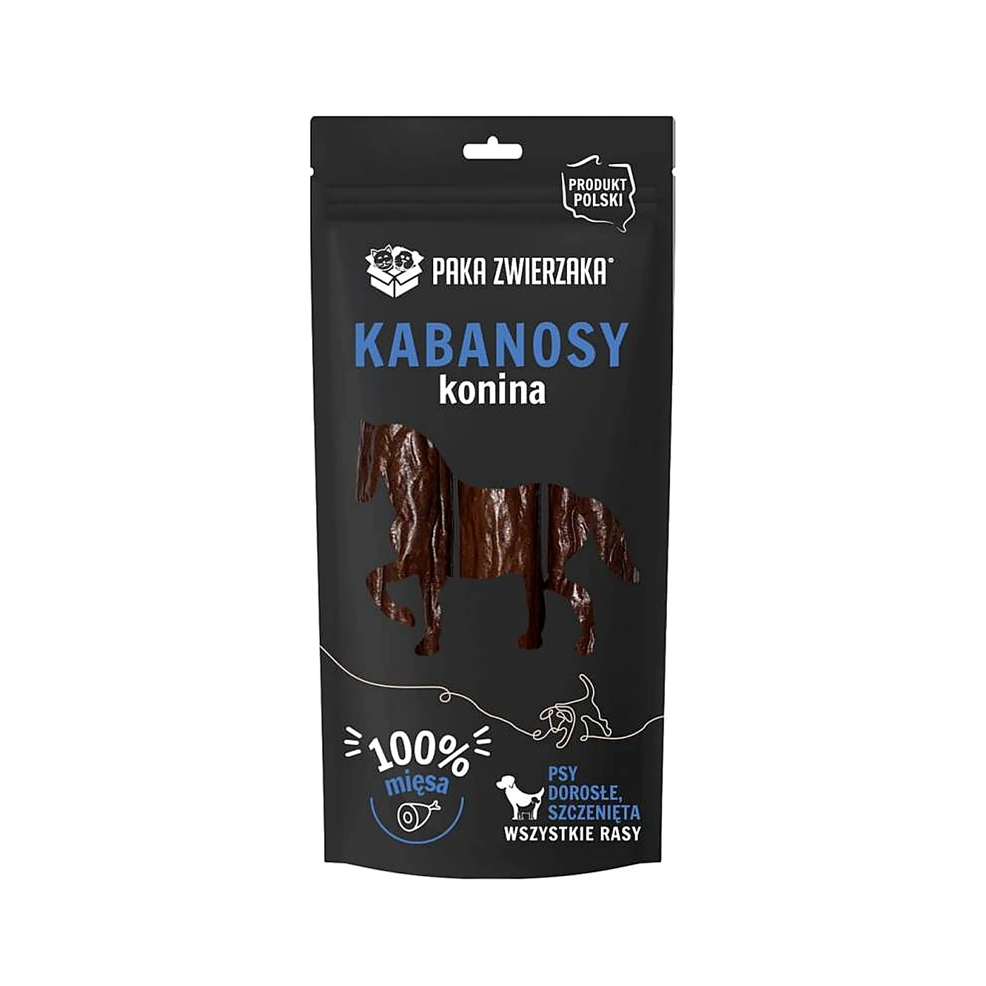 Paka Zwierzaka Kabanosy konina 3 szt (80g)