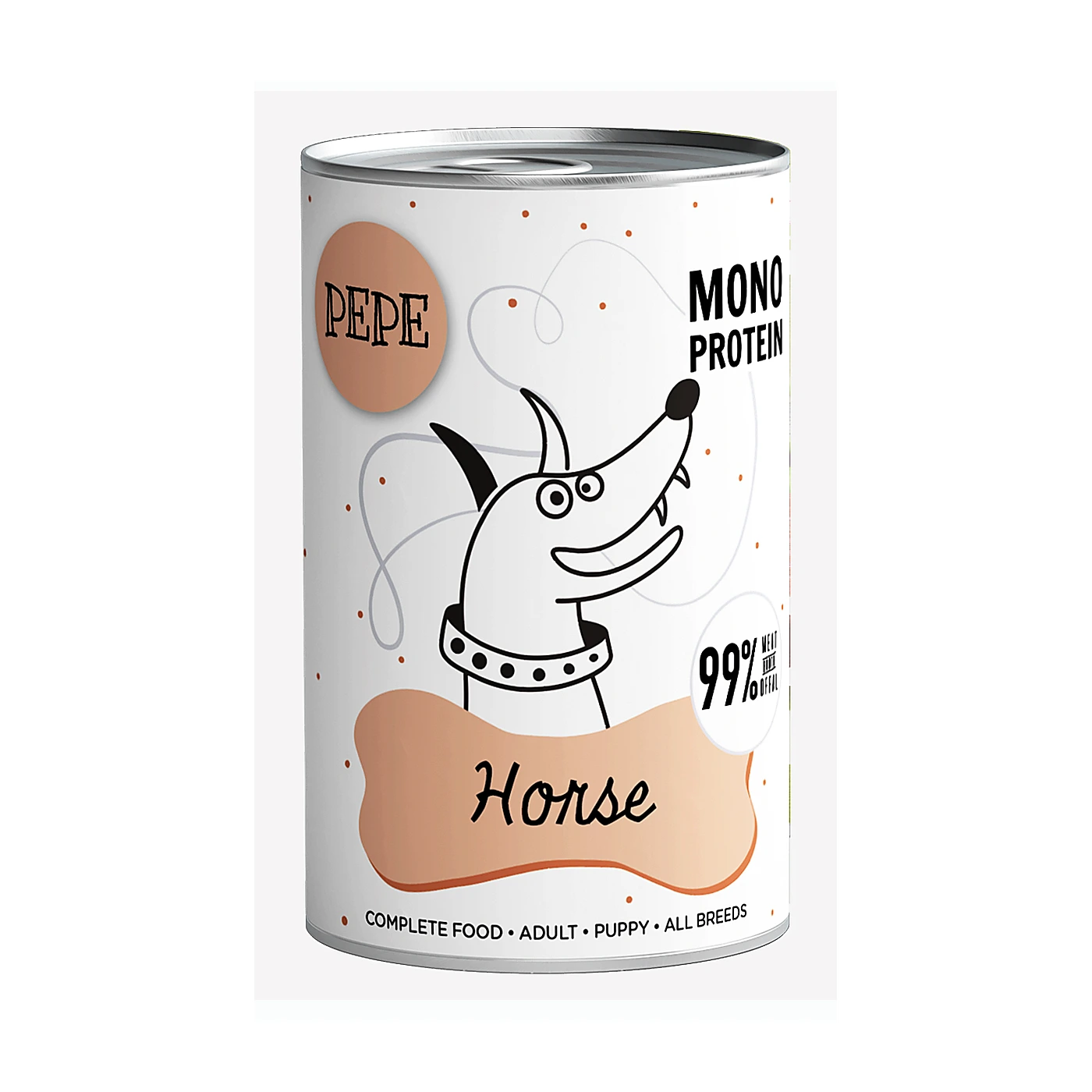 Karma mokra PEPE Horse (konina) 400g