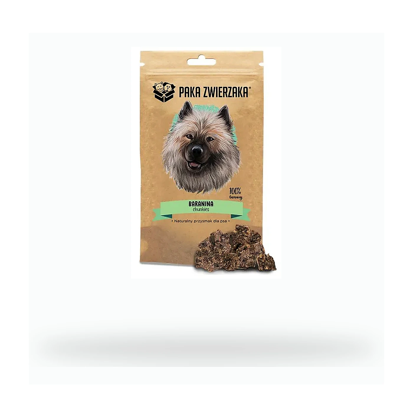 Paka Zwierzaka Przysmak chunkies Baranina 100% (70g)
