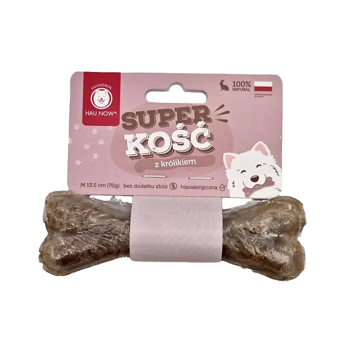 Super kość do żucia z królikiem - M