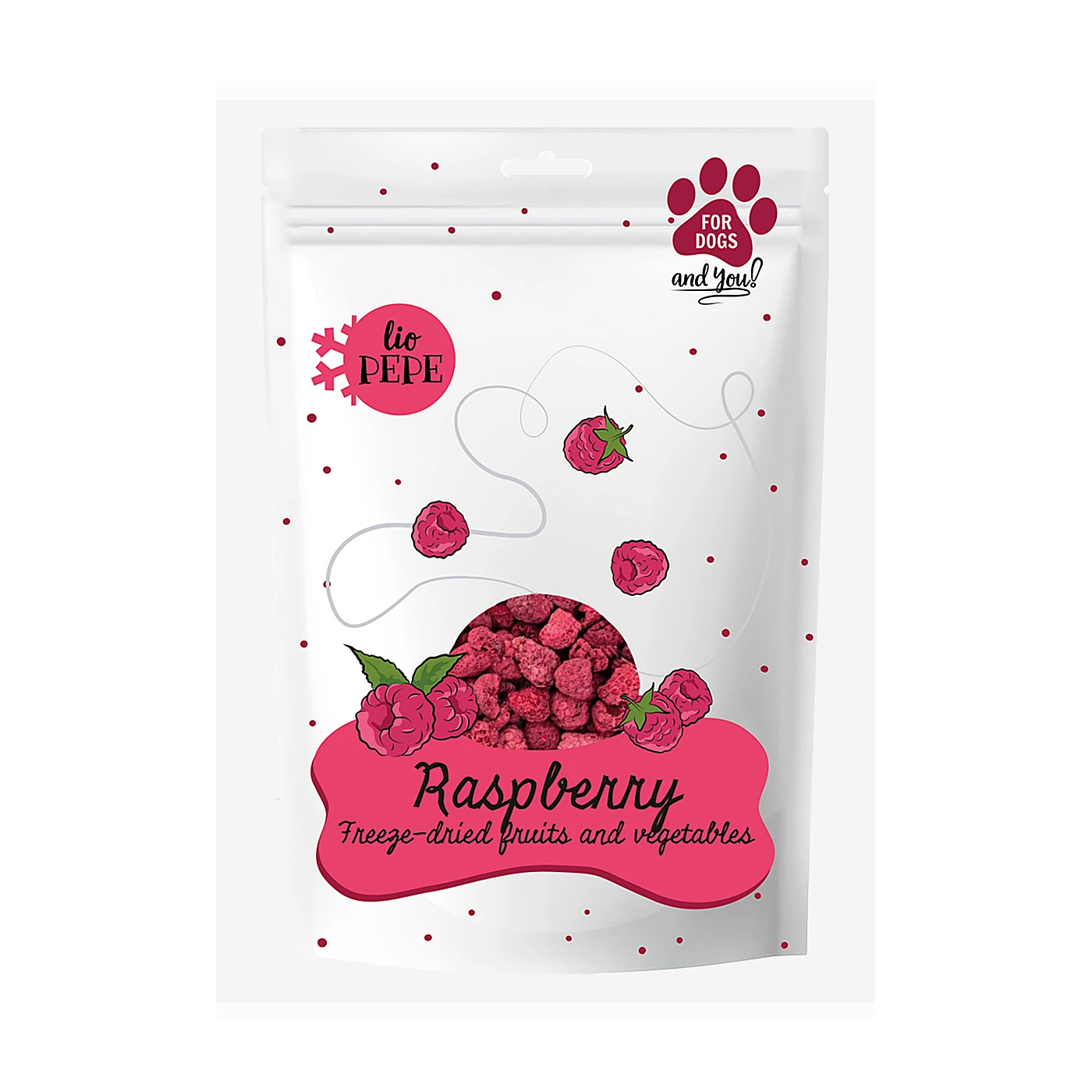 Przysmak Lio PEPE Raspeberry (malina) 15g