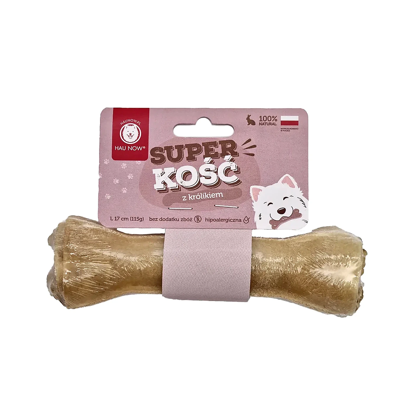 Super kość do żucia z królikiem - L