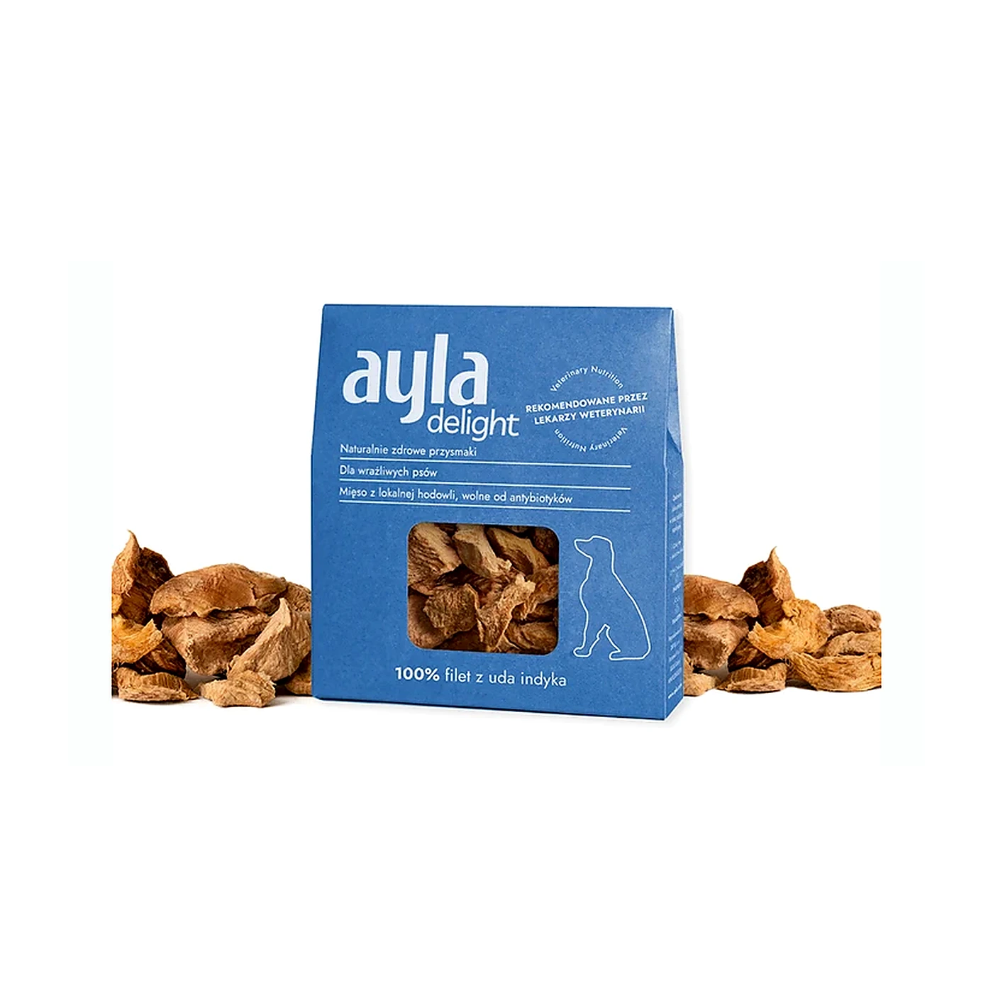 AYLA filet z uda indyka liofilizowany - przysmaki dla psa (28g)