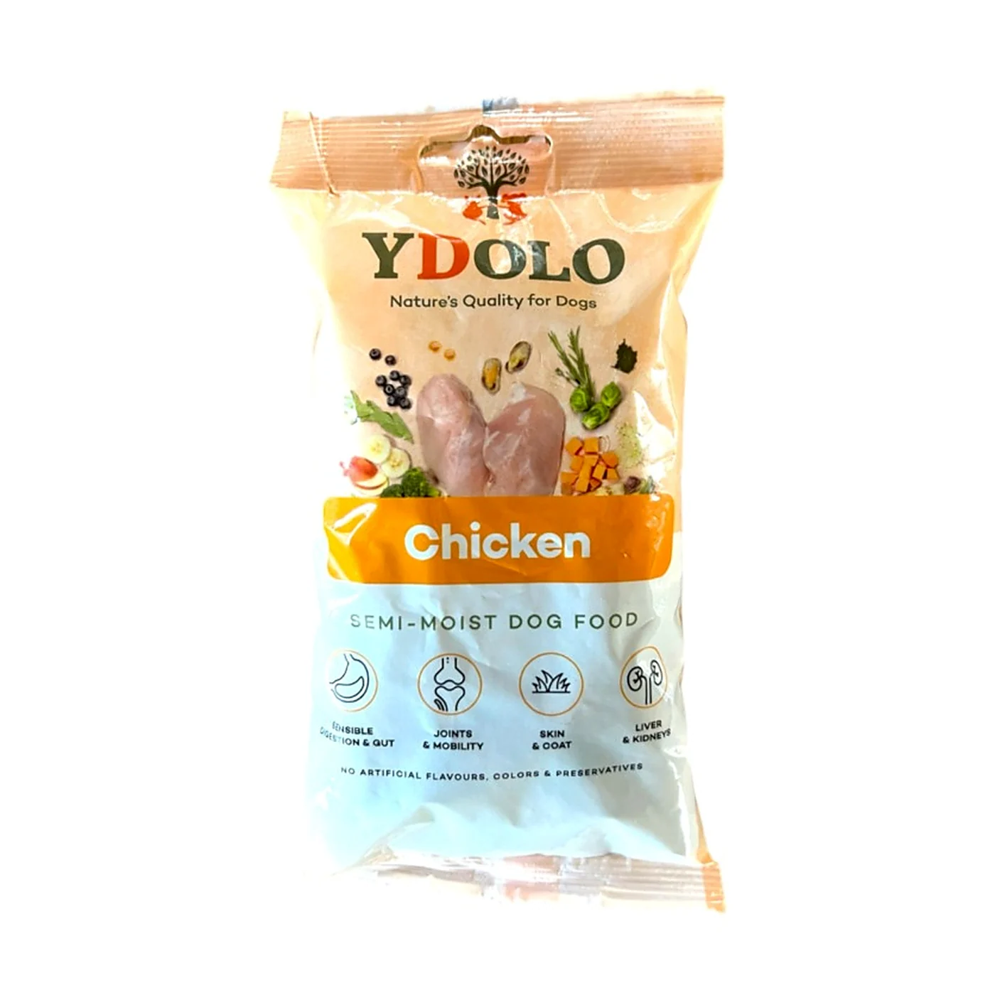 YDOLO Healthy Pure Chicken - kurczak półwilgotna karma dla psów (100g)