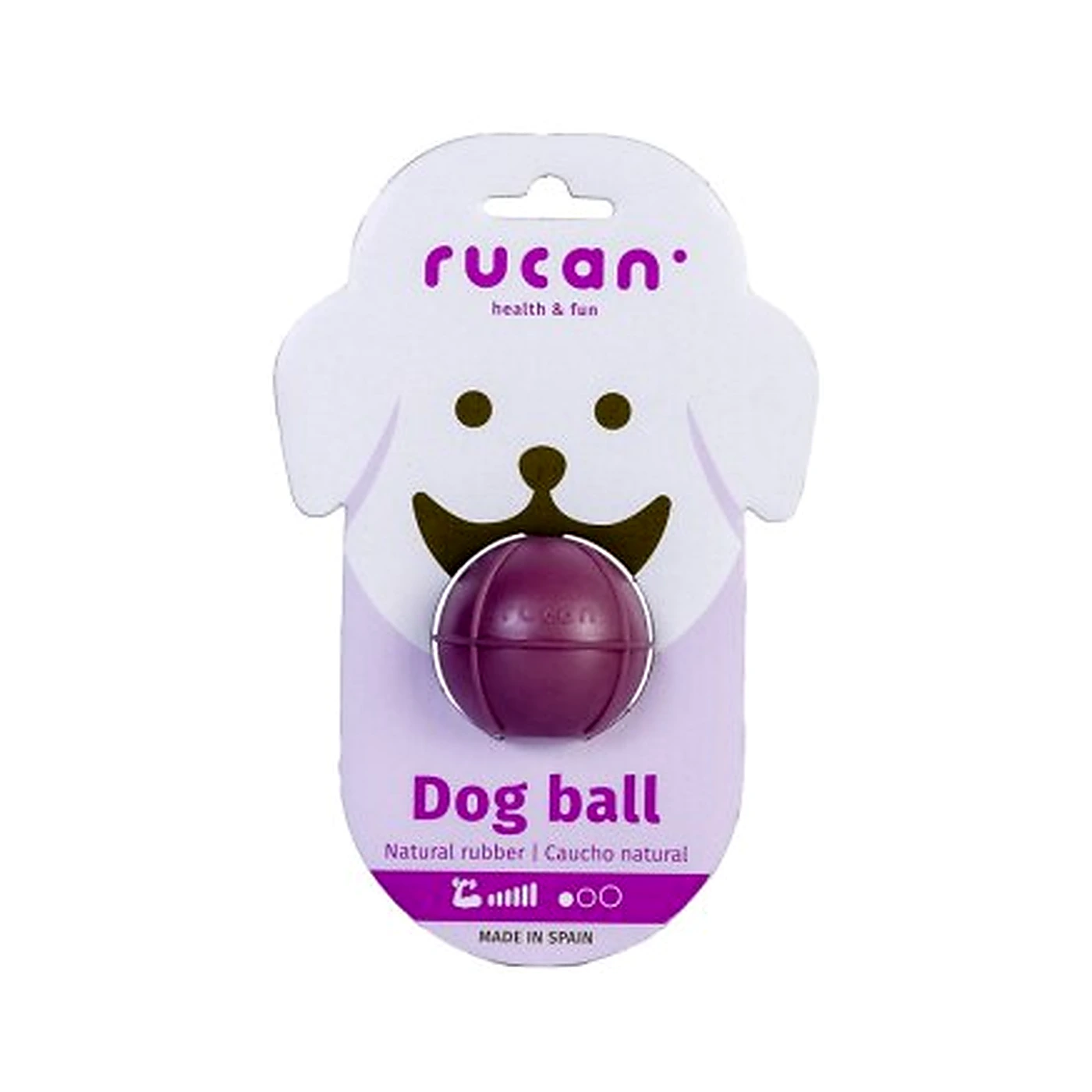 RUCAN BALL small purple - S, bardzo twarda,  fioletowa