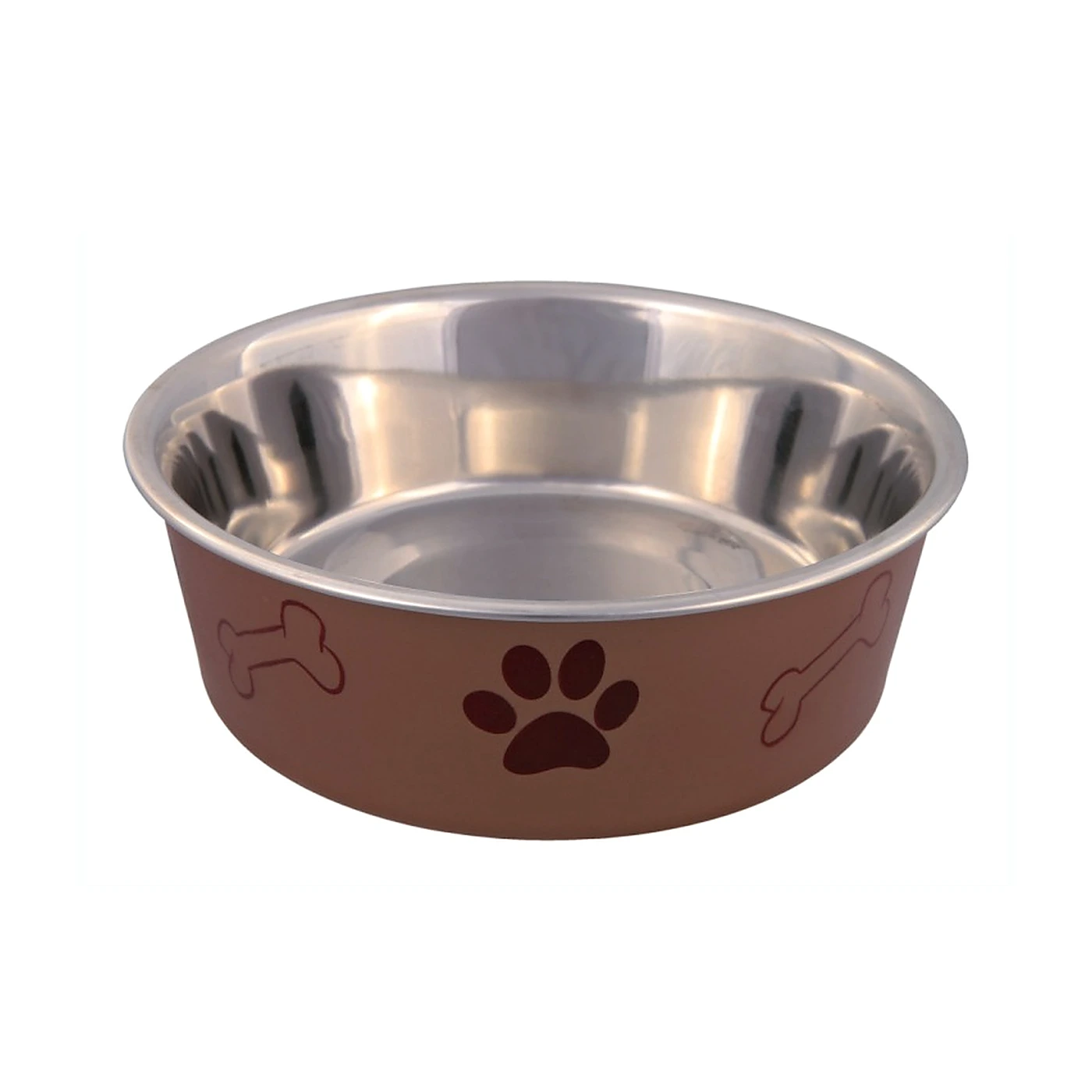 MISKA METALOWA Z PLASTIKOWĄ POWŁOKĄ, 0.4 l/o 14 cm