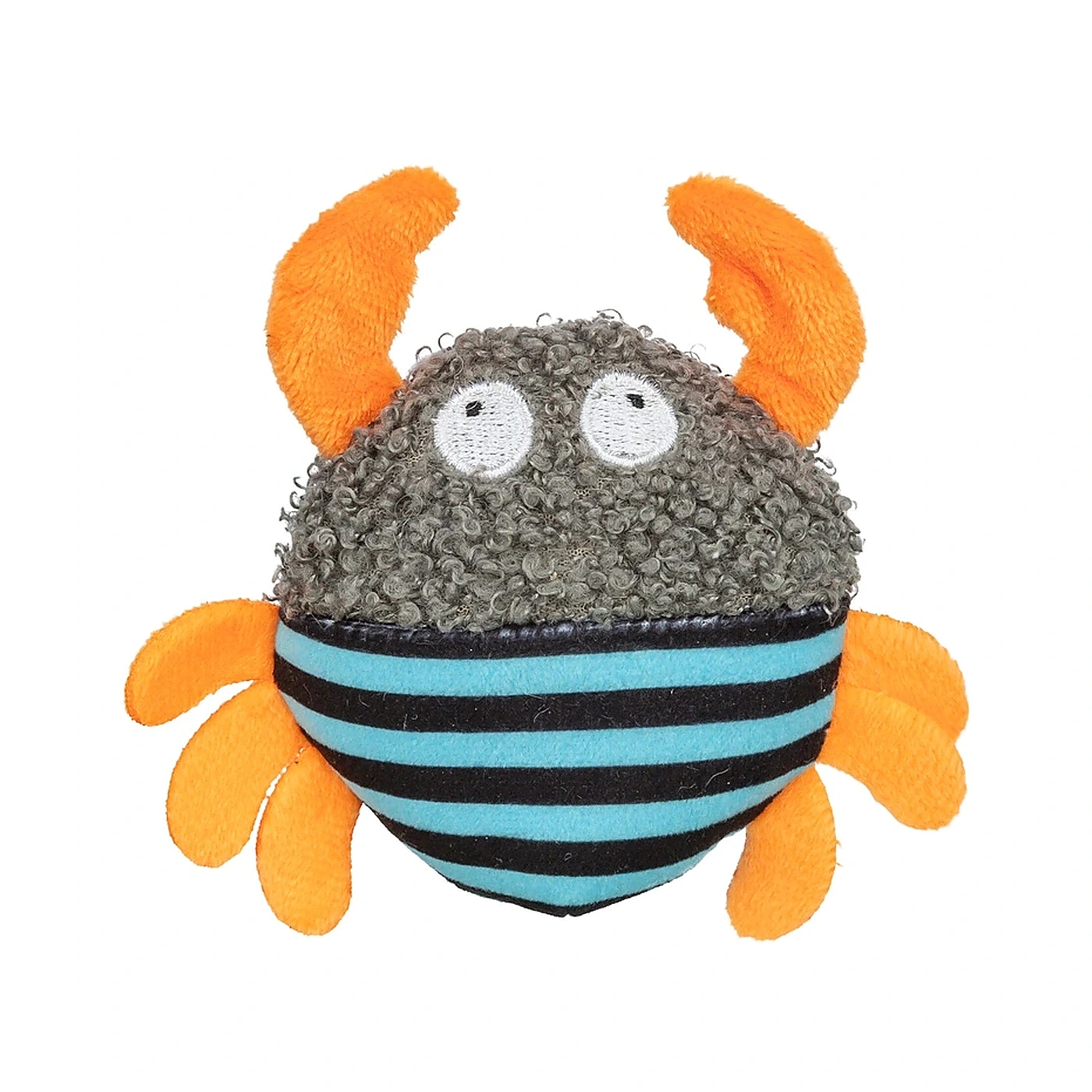 Krab, zabawka, dla kota, materiał/plusz, 9 cm, z kocimiętką