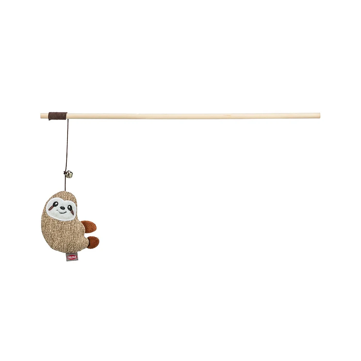 Wędka z leniwcem, zabawka, dla kota 38 cm, z kocimiętką