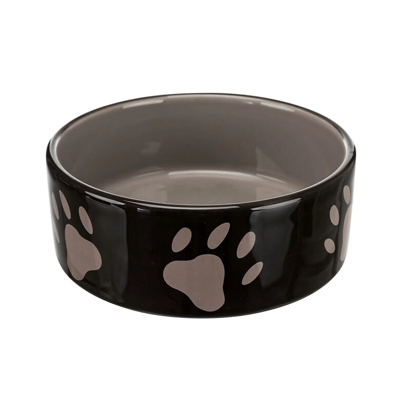 MISKA CERAMICZNA 1,4l/20cm BIAŁO-BRĄZOWA