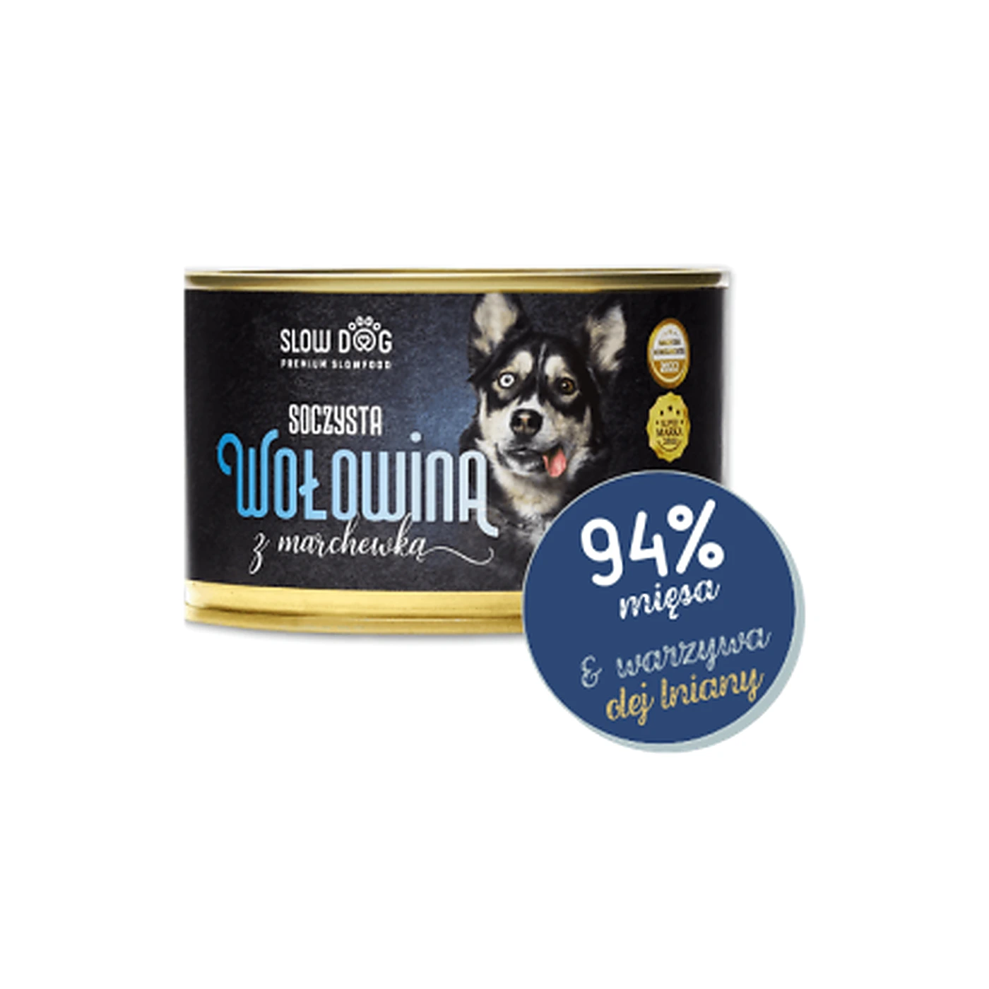 Slow Dog Soczysta wołowina z marchewką 210G