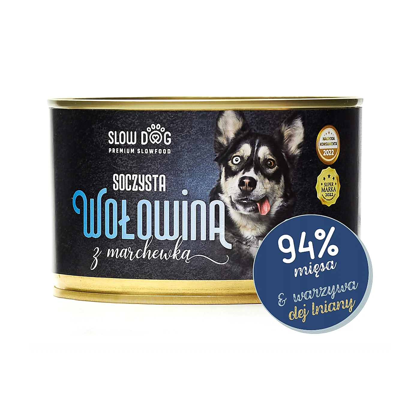 Slow Dog Soczysta wołowina z marchewką  410G