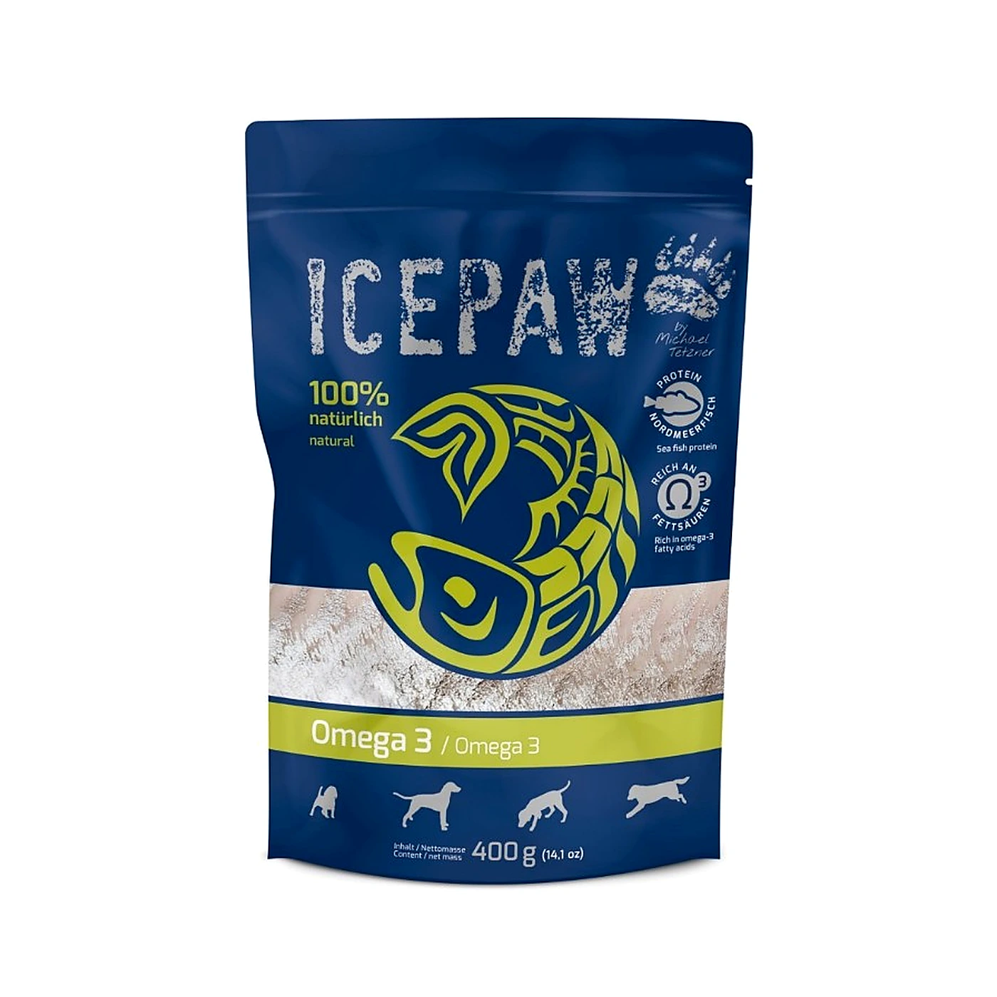ICEPAW Omega 3  dla psów  400g