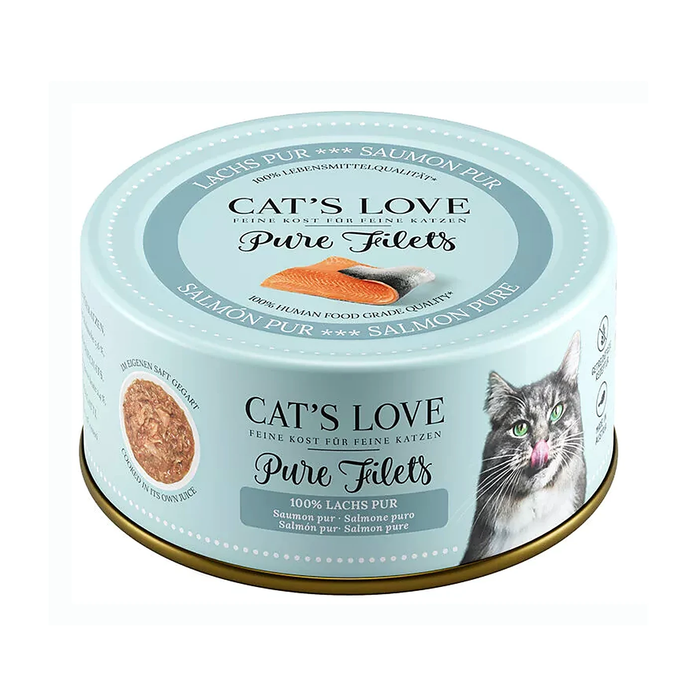 CAT'S LOVE Filet Pur lachs - filety z łososia (100g)