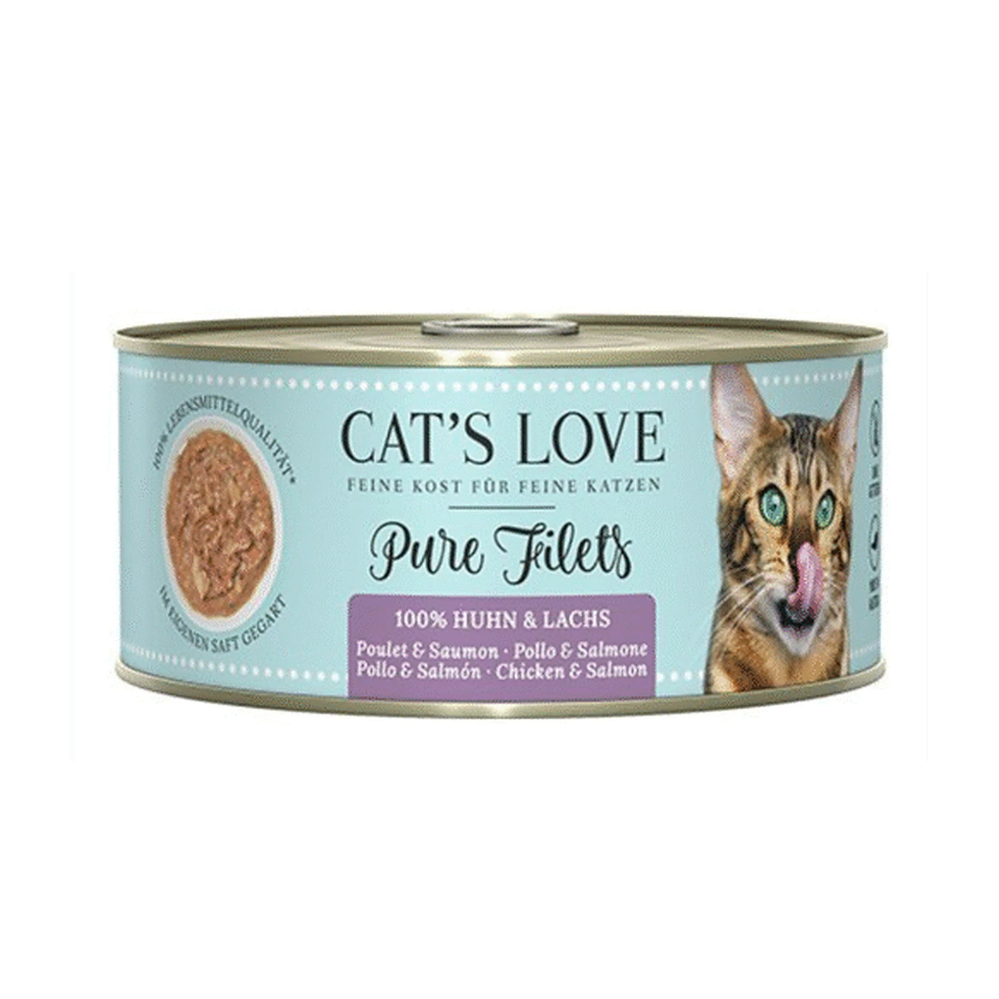 CAT'S LOVE FIlet Pur Lachs Huhn - filety z łososia i kurczaka  (100g)