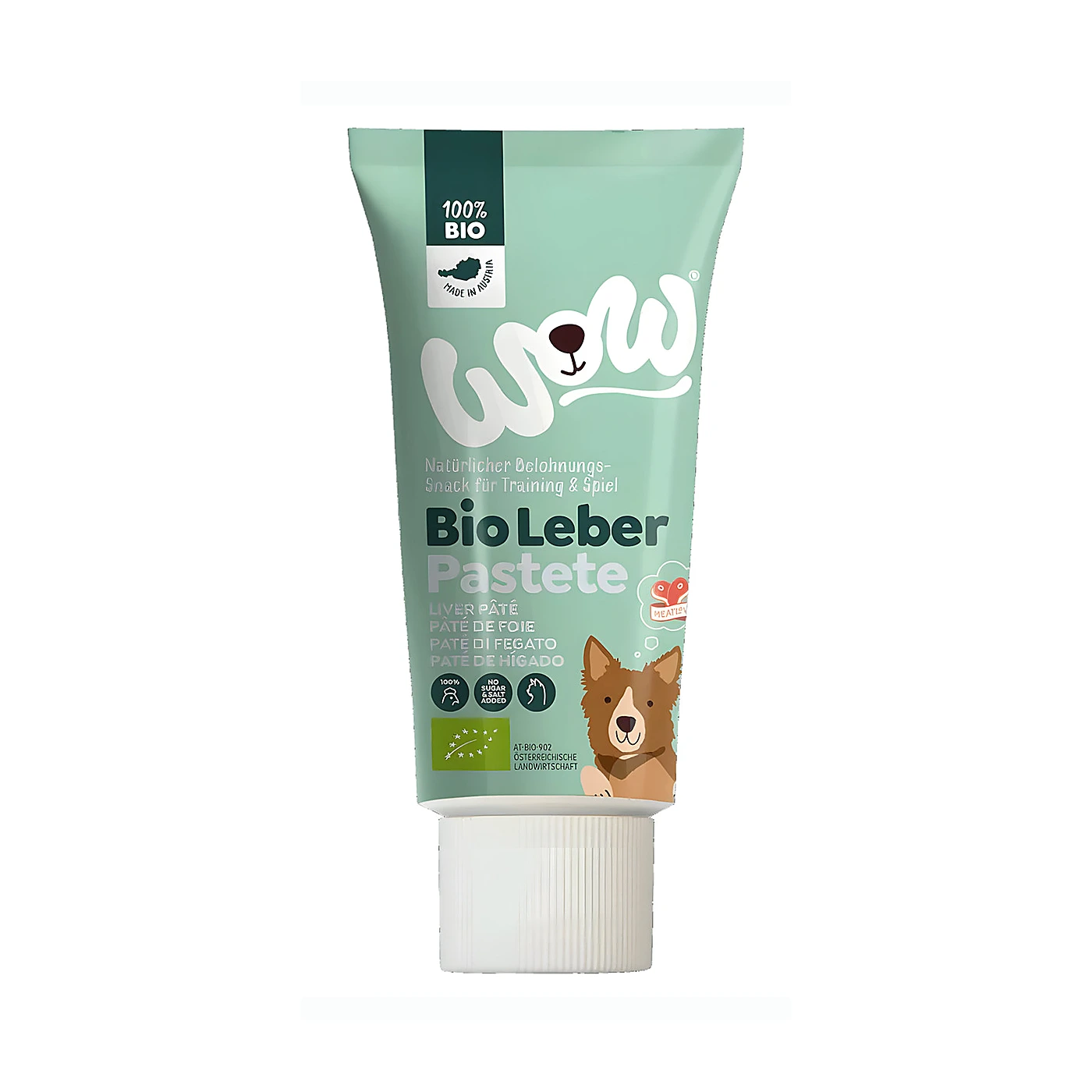 WOW BIO Leberpastete – pasta z wątróbką ekologiczną (80g)