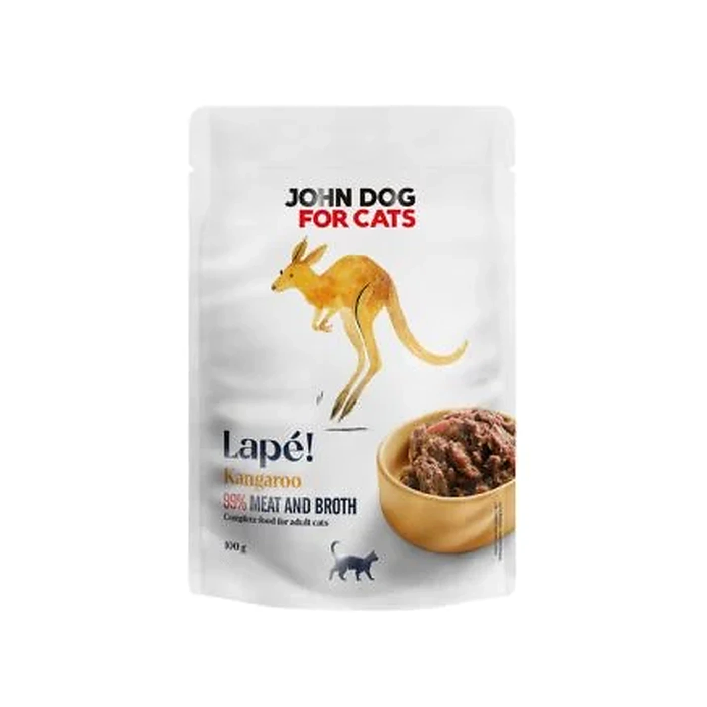 Monobiałkowa karma mokra dla kota Kangur 100 g Lapé John Dog for Cats
