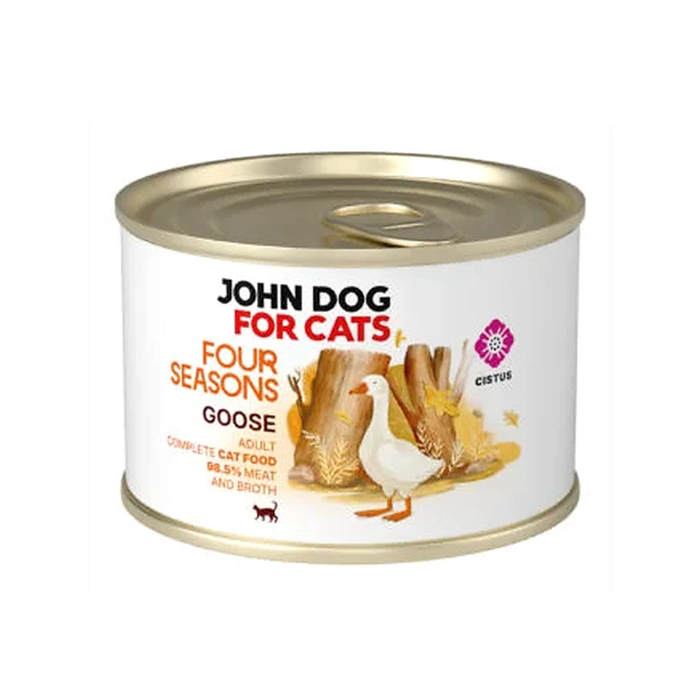 Monobiałkowa karma mokra dla kota Gęś Four Seasons John Dog for Cats 185 g