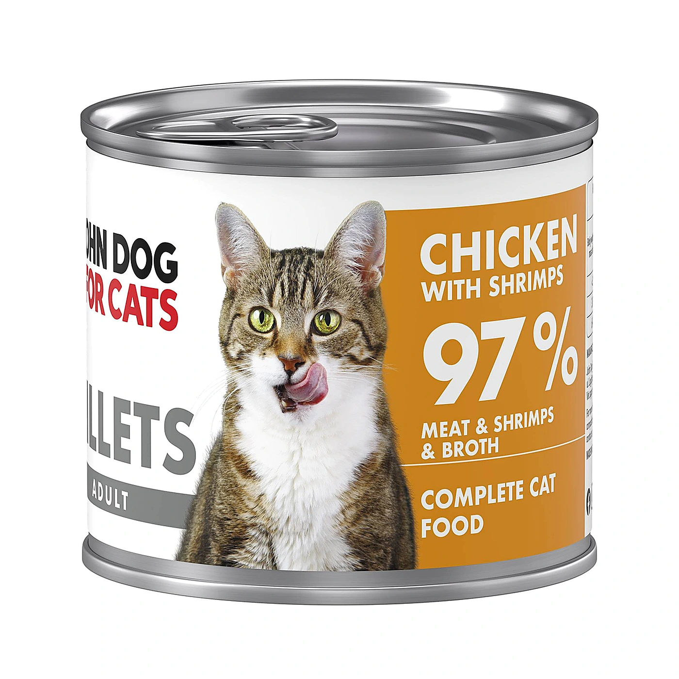 Karma mokra John Dog for Cats Filety Kurczak z krewetkami - 140 g