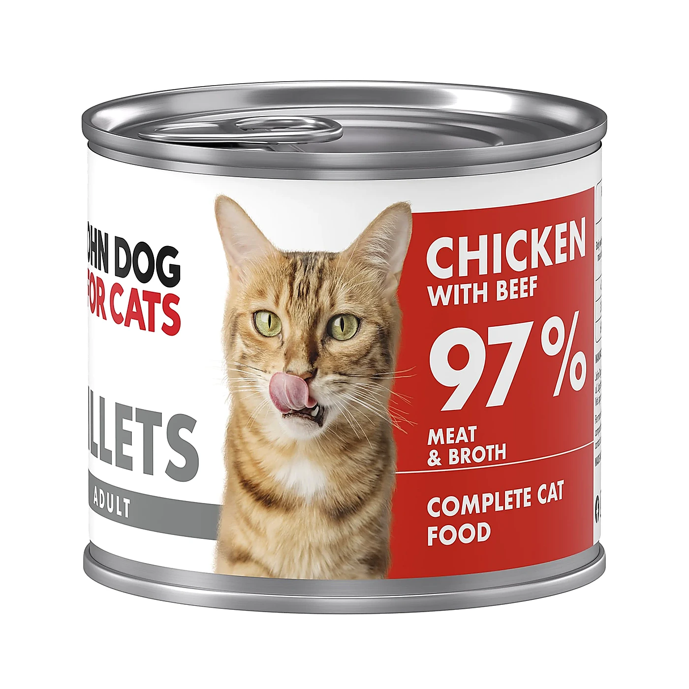 Karma mokra John Dog for Cats Filety Kurczak z wołowiną - 140 g
