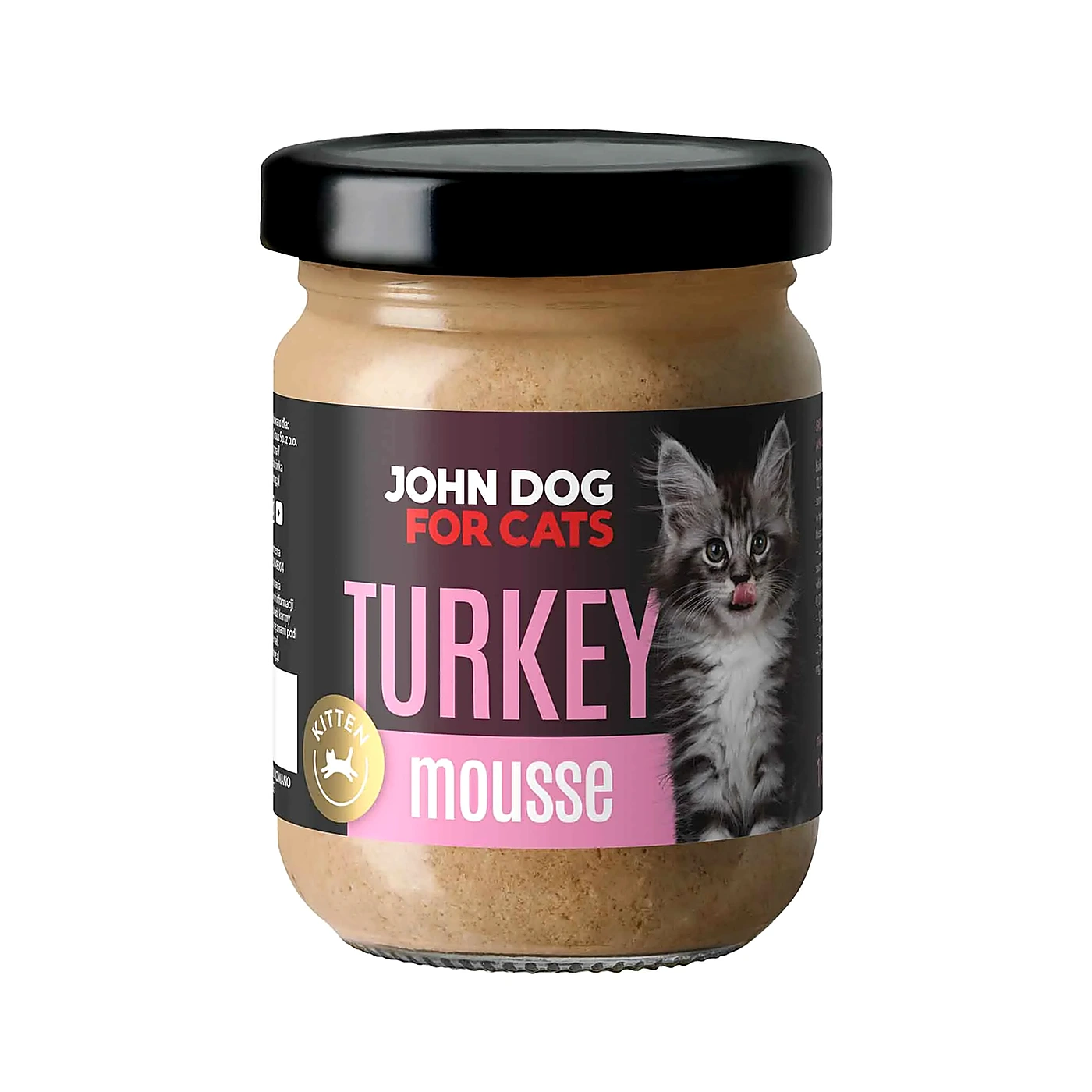 Karma mokra dla kociąt John Dog for Cats MUS 100g - indyk
