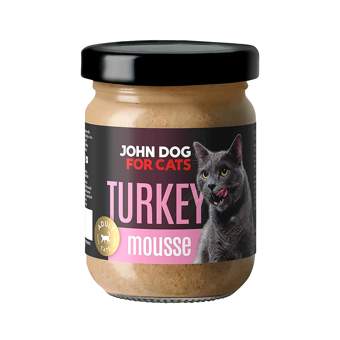 Karma mokra dla kotów John Dog for Cats MUS 100g - indyk