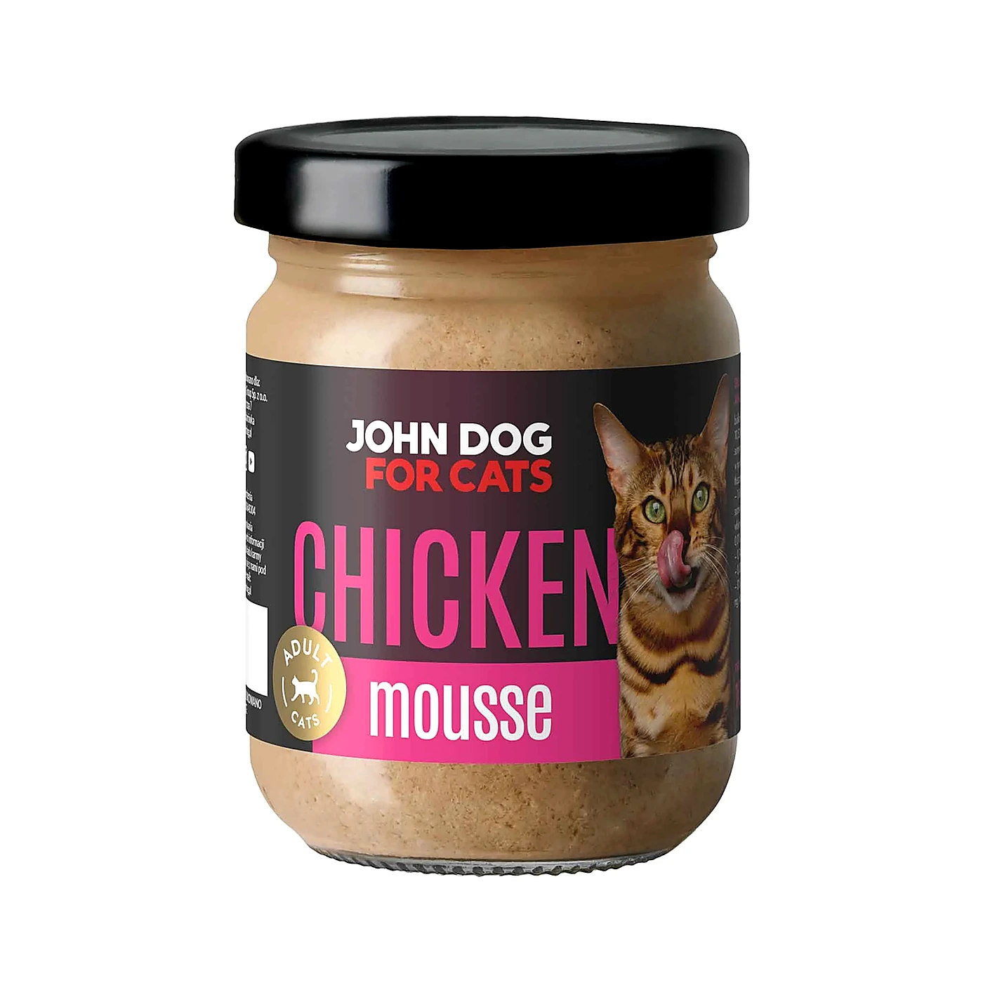 Karma mokra dla kotów John Dog for Cats MUS 100g - kurczak