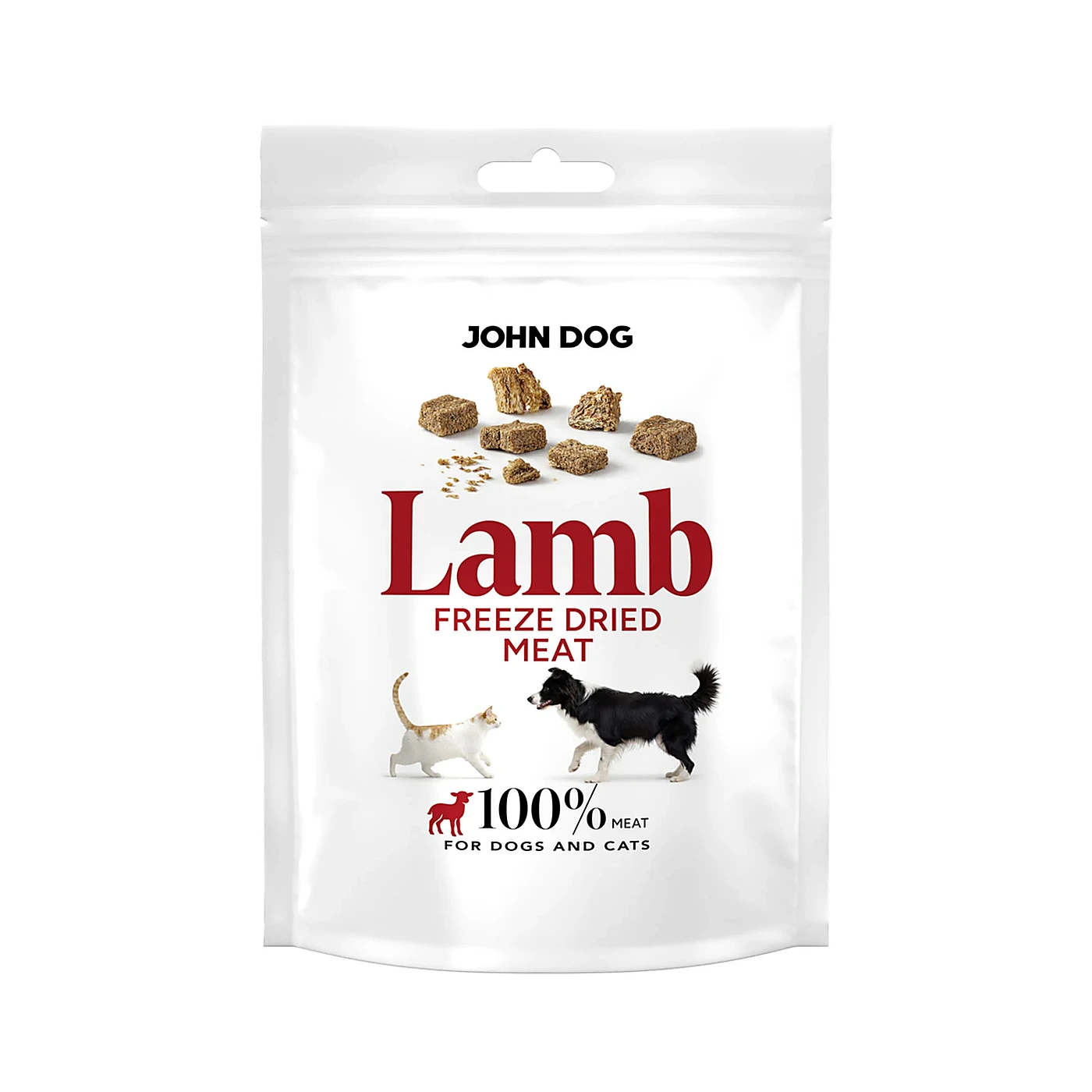 Liofilizowany przysmak dla psa i kota Jagnięcina 30 g John Dog Freeze Dried