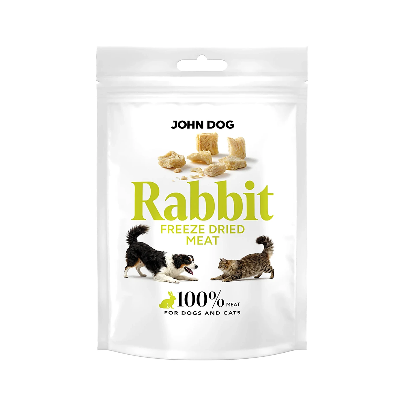 Liofilizowany przysmak dla psa i kota Królik 30 g John Dog Freeze Dried
