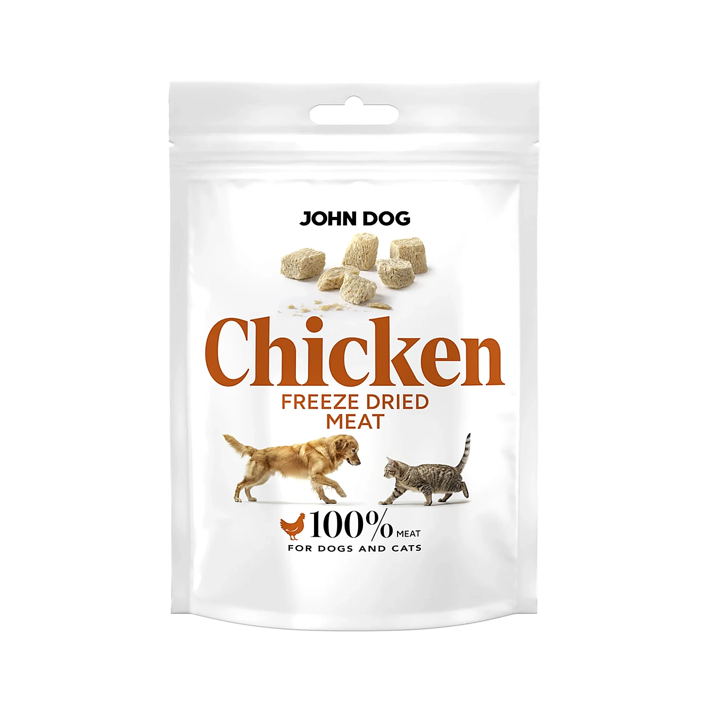 Liofilizowany przysmak dla psa i kota Pierś z kurczaka 30 g John Dog Freeze Dried