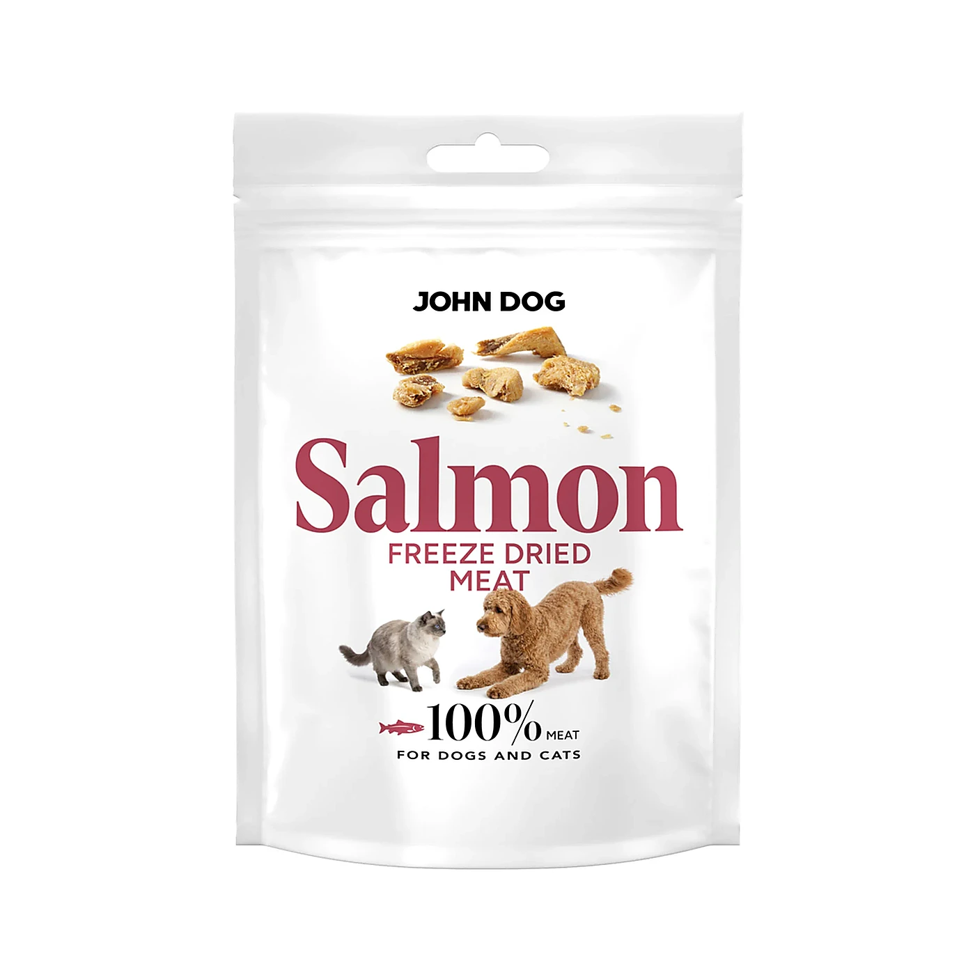 Liofilizowany przysmak dla psa i kota Łosoś 30 g John Dog Freeze Dried