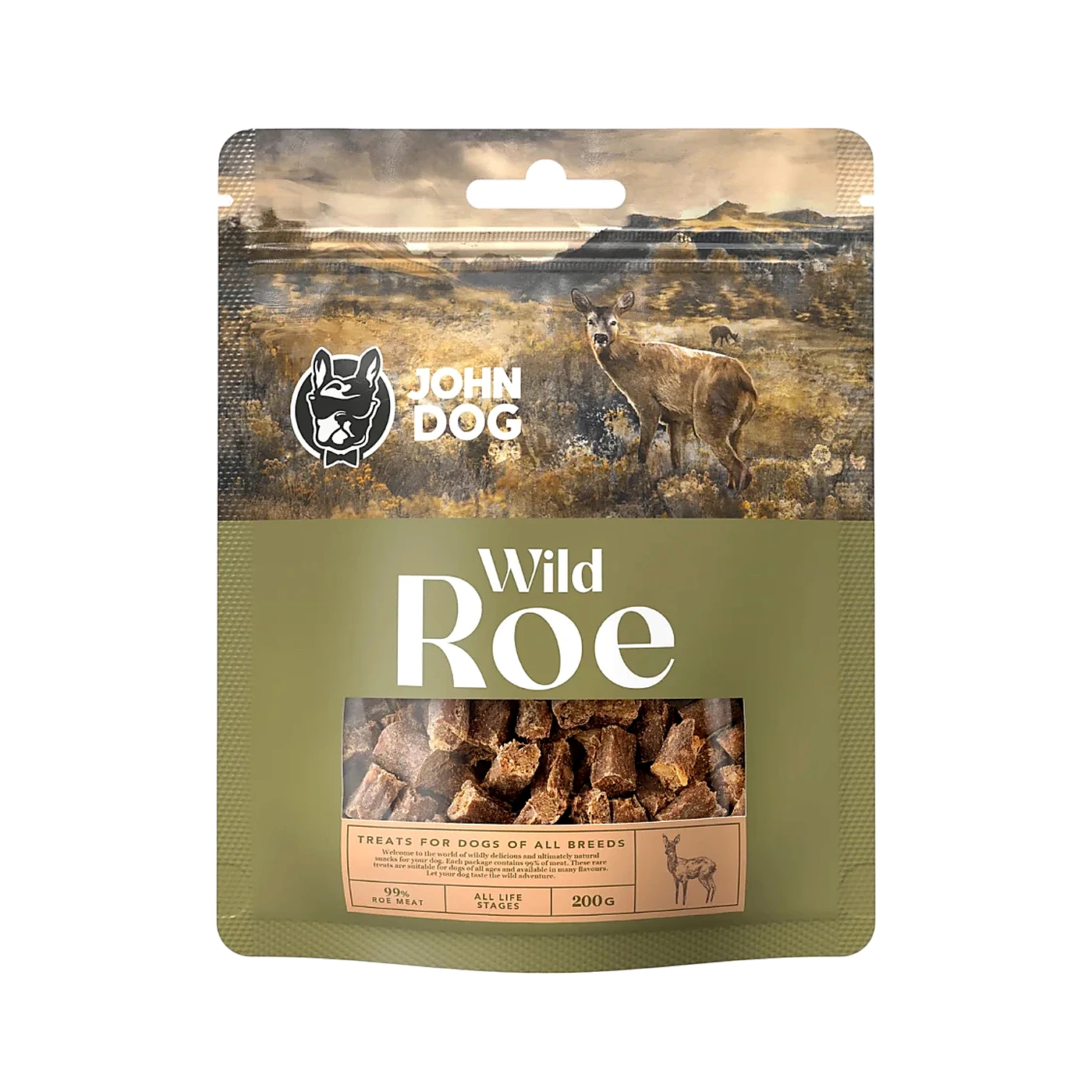 Przysmak treningowy dla psa John Dog Wild sarna 200 g