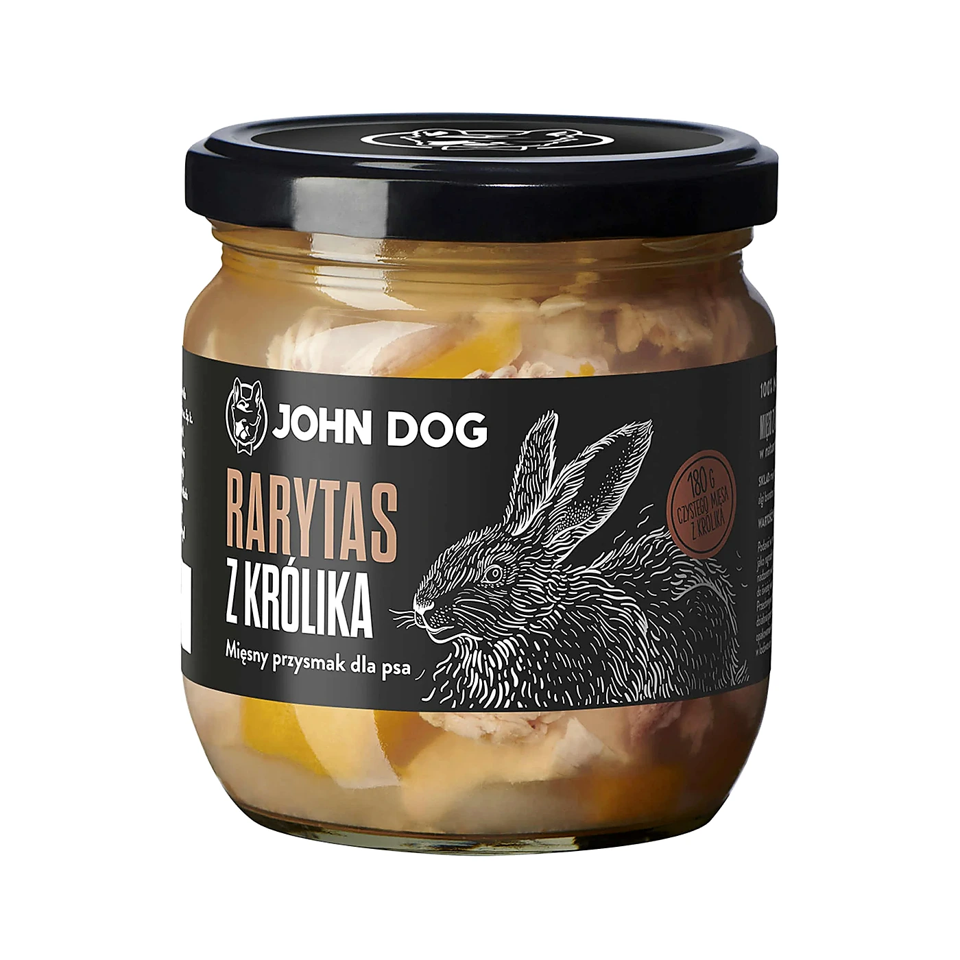 JOHN DOG Rarytas premium z królika dla psa