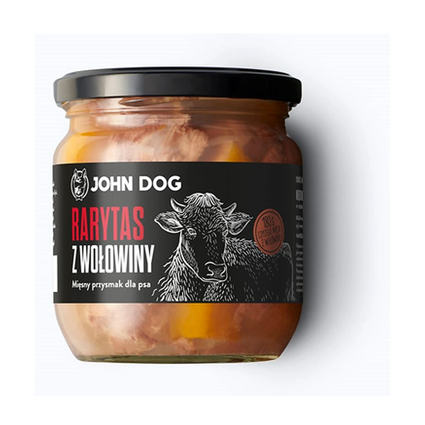 JOHN DOG Rarytas premium WOŁOWINA z dynią i algami morskimi 380g