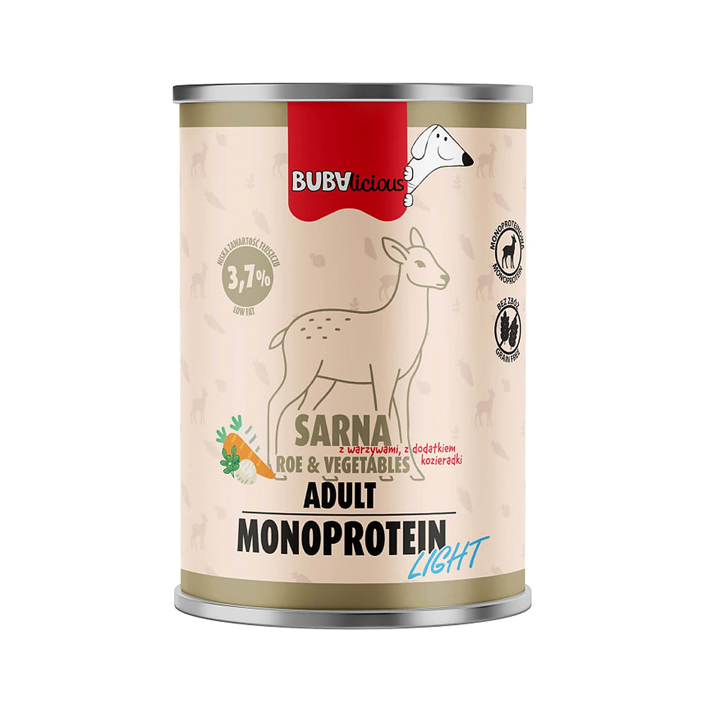 BUBAlicious 3801 LIGHT 400g sarna