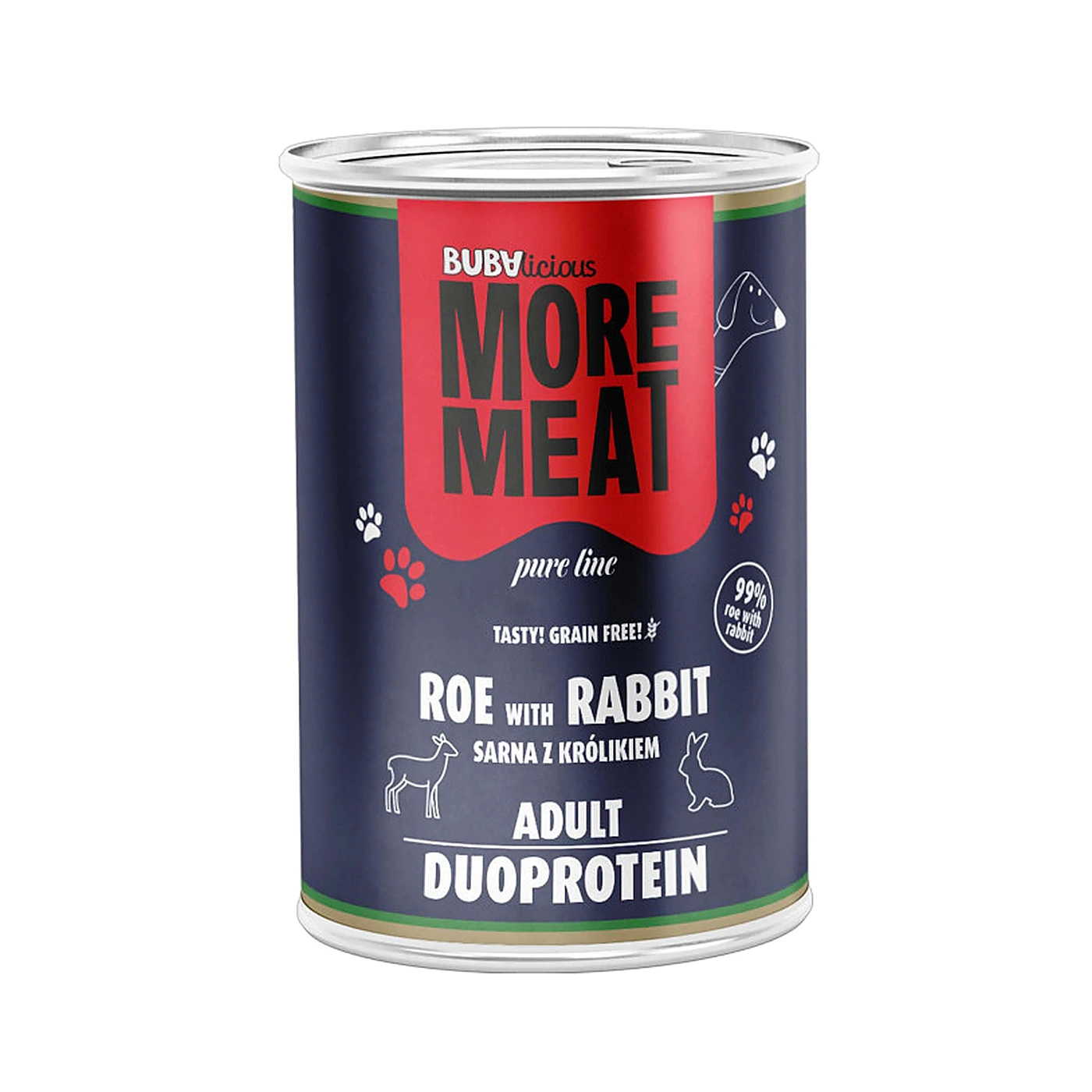 BUBAlicious MM 3995 duo Pure 400g sarna królik