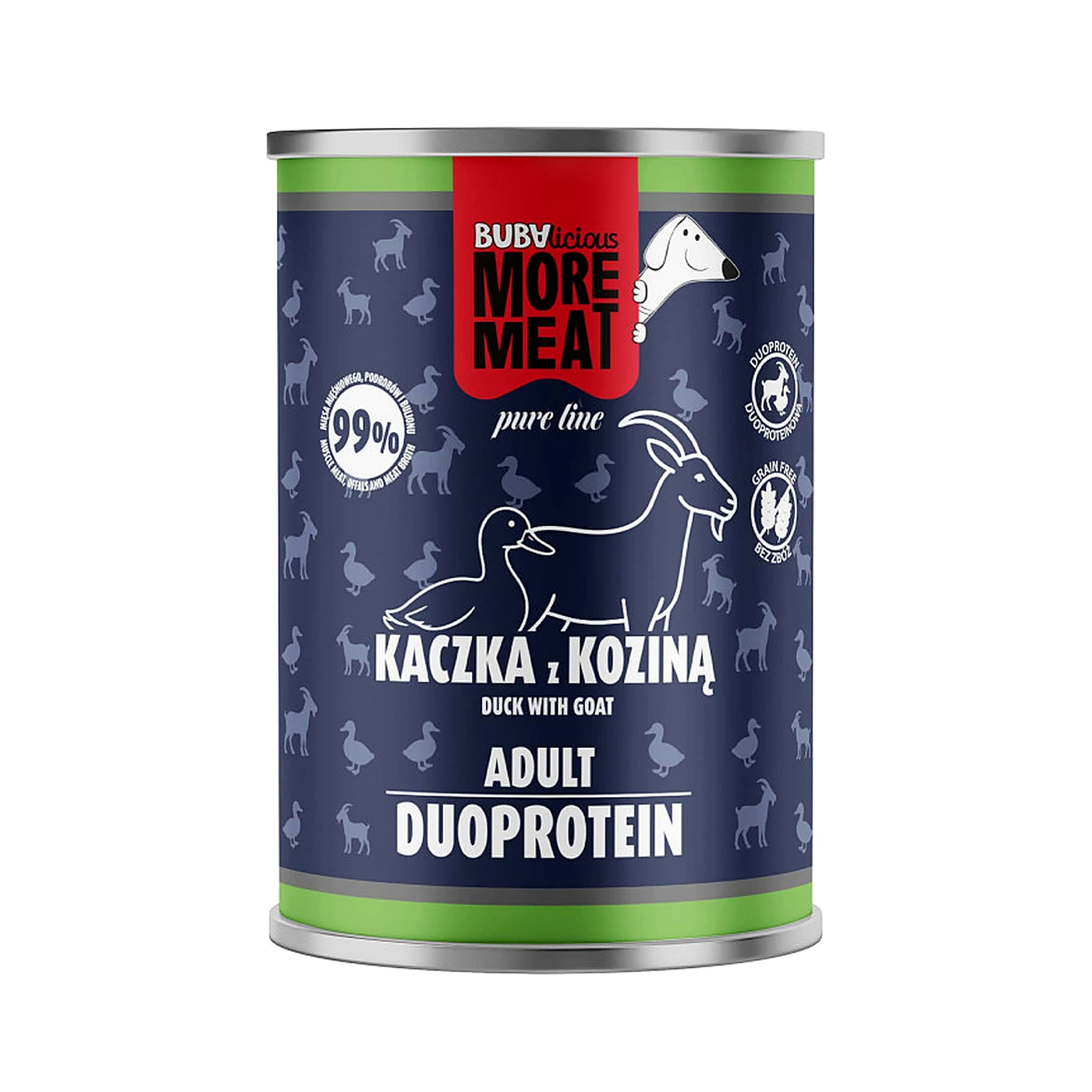 BUBAlicious MM 3997 duo Pure 400g kaczka koza