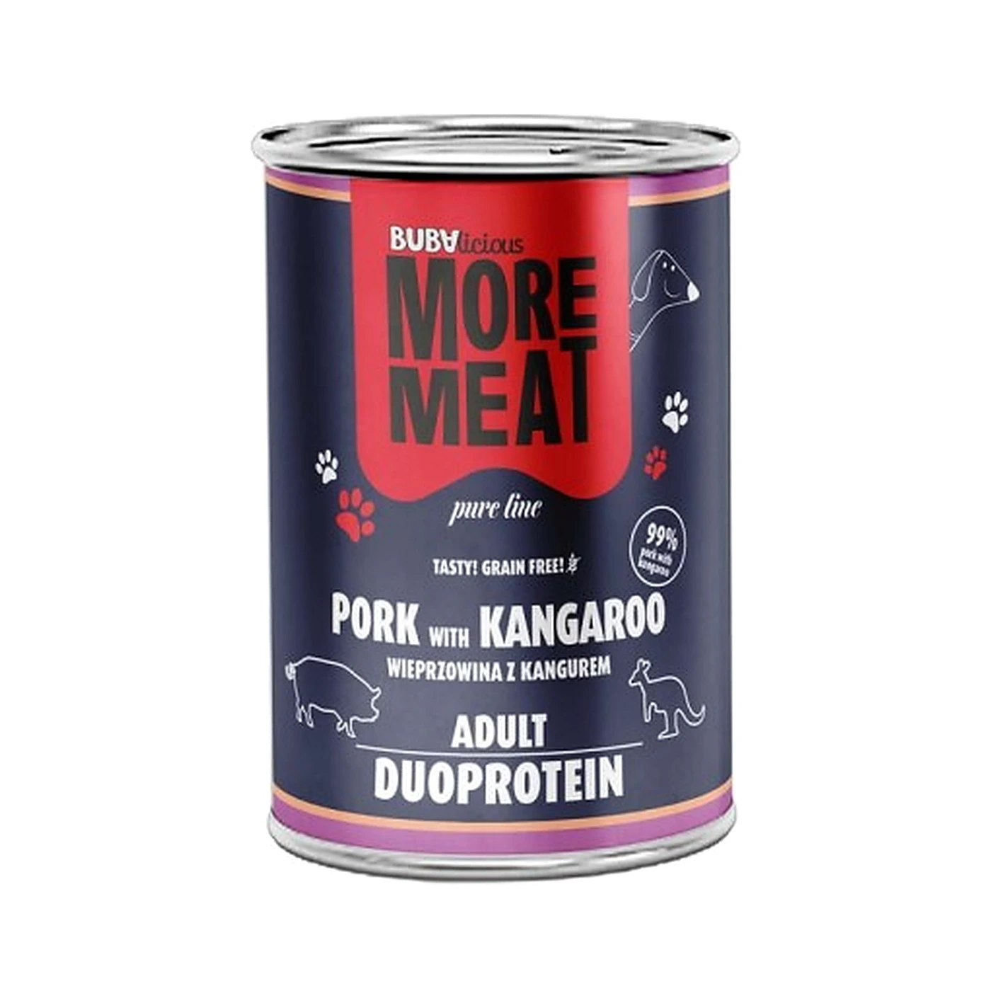 BUBAlicious MM 3999 duo Pure 400g wieprz kangur