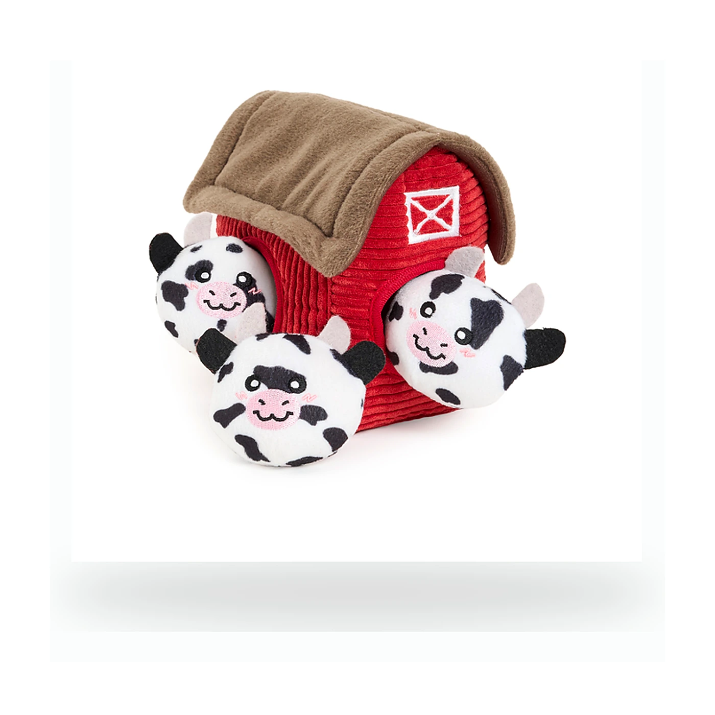 ZP1183 ZIPPY PAWS Pluszowa norka Stodoła krówki