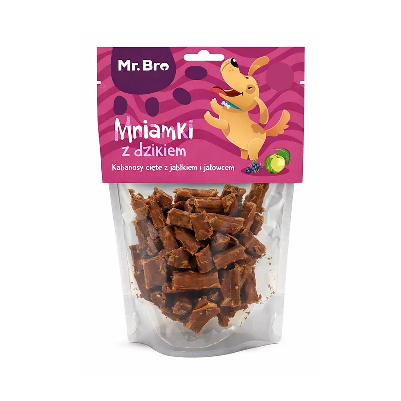 Mr. Bro Mniamki z dzikiem, jabłkiem i jałowcem 80g