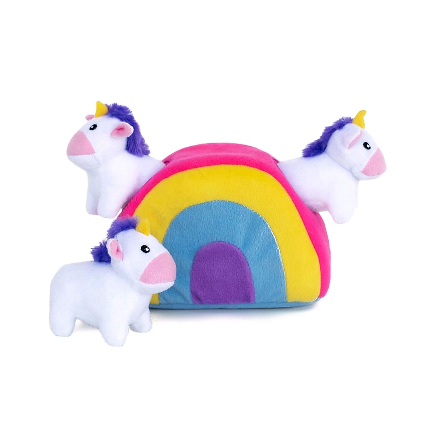 ZP908 ZIPPY PAWS Pluszowa norka Jednorożec