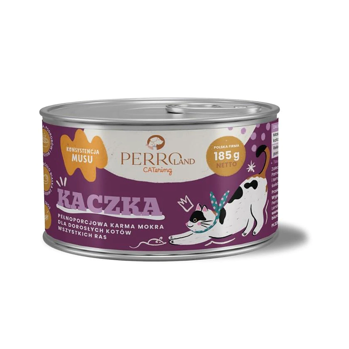 PERRO CATERING karma dla kotów Kaczka 185g