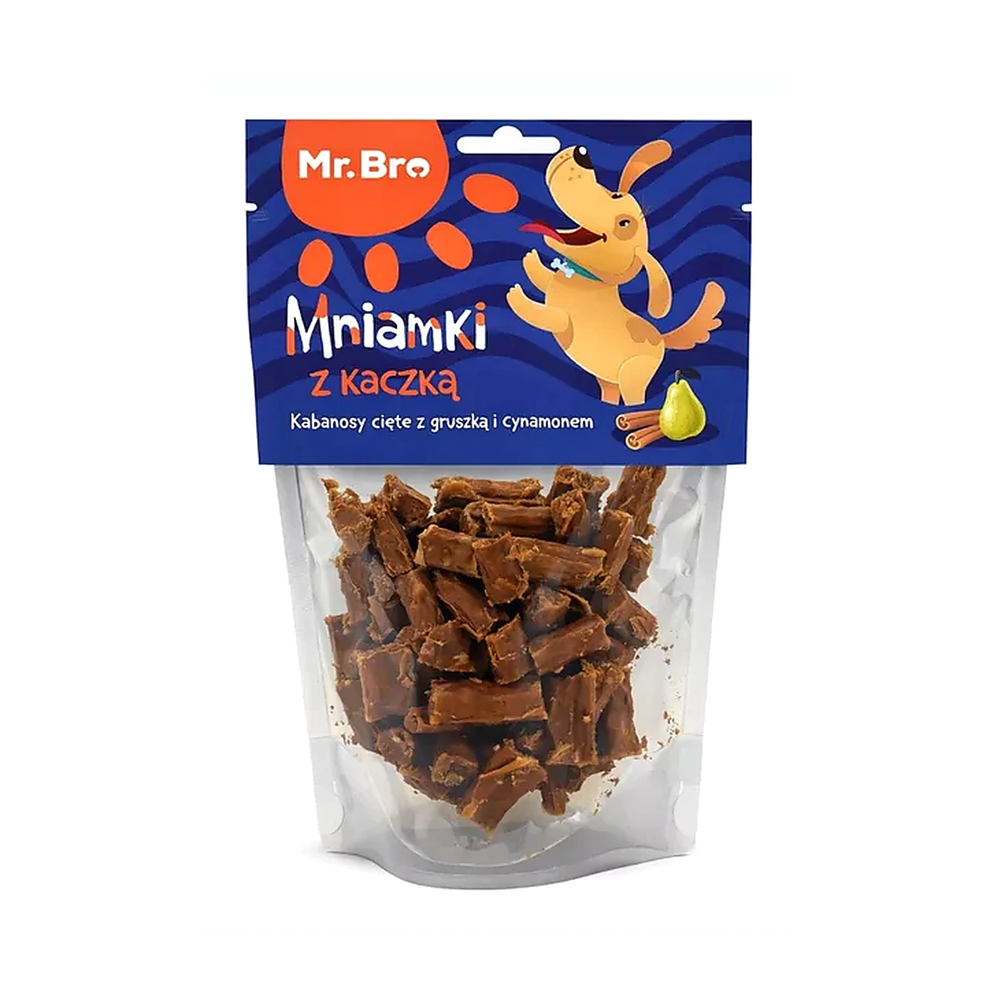 Mr. Bro Mniamki z kaczką, gruszka i cynamonem 80g
